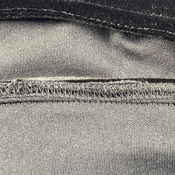 Vintage Tadashi Dress PM Black Velvet Velour Open Back Maxi Whimsigoth - Picture 9 of 16